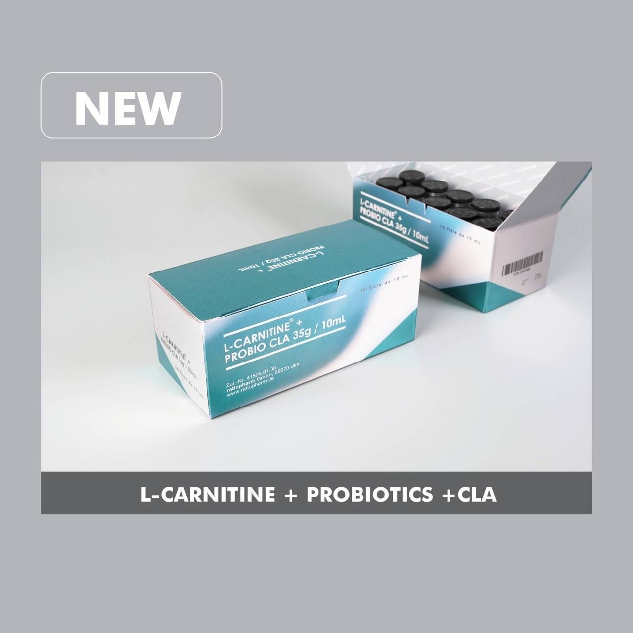 L-Carnitine + CLA 35G (10 Bottle x 10 ml/Box)