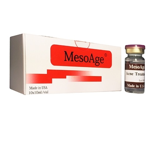 Mesoage Acne Traetment (USA) เมโสเพื่อการรักษาสิวโดยเฉพาะ (10vials x 10ml/box)