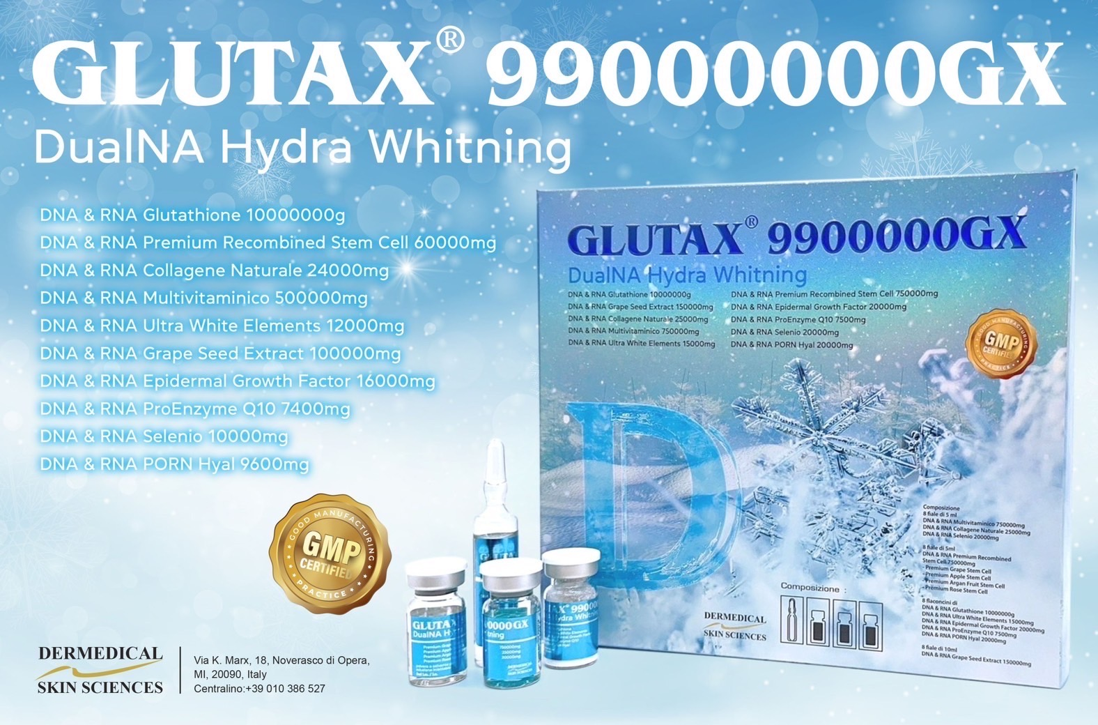 GLU­TAX 990000GH DUALNA HYDRA WHITENING